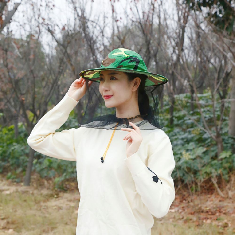 قبعة شبكية مضادة للنحل والبعوض - مراجعة Agriculture Farming Hats وسعره